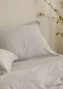 Sky Stripe Pillowcases — Linen & Cotton