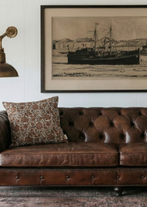 Cushions Throws: Abigail Floral Handblock Cushion