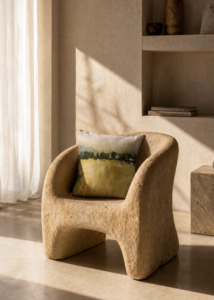 Harvest Linen Printed Cushion - USA