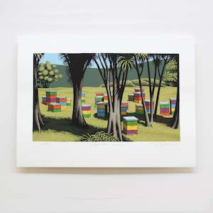 Tony Ogle: Bright Hives - Waipiro  |  Print  |  by Tony Ogle