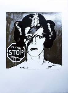 Brad Novak: Princess Bowie 3.2 (Silver)  |  Print  |  by Brad Novak