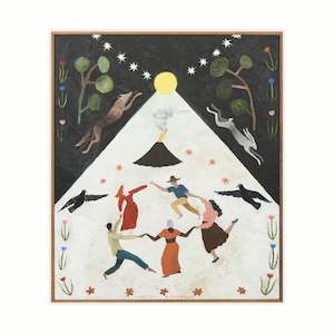 Let's Dance Under the Moon until the Universe Bends to our Will | Painting &hellip;