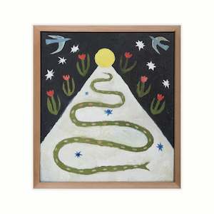 Charlotte Robertson: Return Of The Serpent II | Painting | by Charlotte Robertson