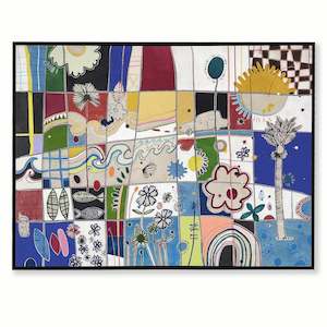 Naomi Faifai: Thread Through the Land 2 | Painting | Naomi Faifai