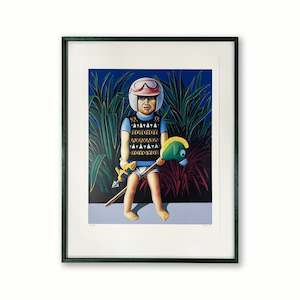 Joseph Smither as the Lone Ranger | Print | by Michael Smither