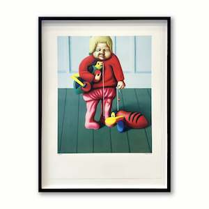 Chris Cricket Meets Buzzy Bee | Print | by Michael Smither