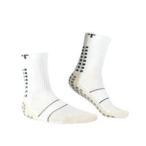 TRUSOX 3.0 MIDCALF/CREW WHITE SOCKS
