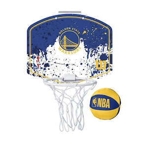 Basketball: Wilson Nba Team Mini Hoop Golden State Warriors Wtba1302Gol