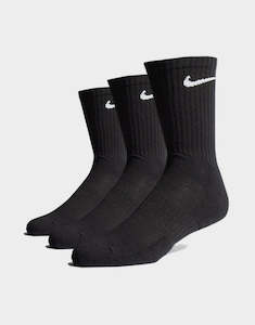 Best Sellers: Nike Everyday Cushioned Crew Sock 3Pk Black Sx7664010