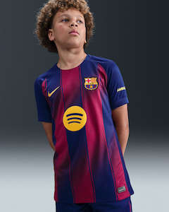 Nike Football: NIKE BARCELONA HOME JERSEY 25/26 KIDS