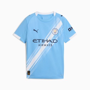 PUMA MANCHESTER CITY MCFC JR KIDS HOME JERSEY 25/26
