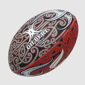 Gilbert Rugby: GILBERT MAORI ALL BLACKS SUPPORTER BALL 30374-5