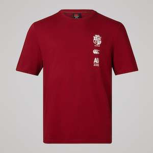 Apparel Rugby: CCC CANTERBURY MENS BIL LIONS 25 TOUR TEE