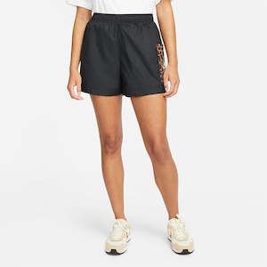Pants Shorts Womens: Nike Womens Nsw Wvn Leopard Shorts Dd3794 010