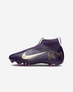 Football Footwear Kids: NIKE JR ZOOM SUPERFLY 10 ACADEMY KM MBAPPE FG LACELESS