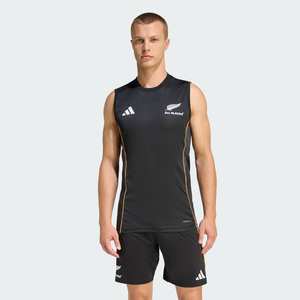 Adidas: ADIDAS ALL BLACKS SINGLET 26