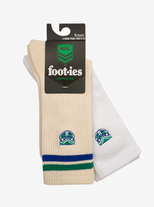 Kids: FOOTIES WARRIORS SNEAKER SOCK 2PACK KIDS