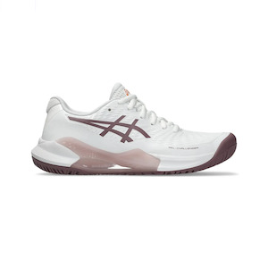Sports Netball Court: Asics Gel-Challenger 14 (B Standard) Womens White/Dusty Mauve