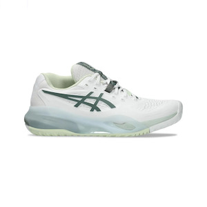 Asics Gel-Resolution X (D Wide) Womens White/Monument Blue