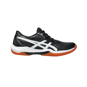 Sports Netball Court: Asics Gel-Rocket 12 (B Standard) Womens Black/White