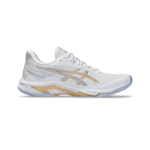 Asics Netburner Ballistic FF 4 (D Wide) White/Champagne