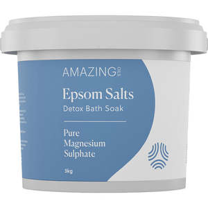 Amazing Oils: Epsom Salts Detox Bath Soak - Pure Magnesium Sulphate