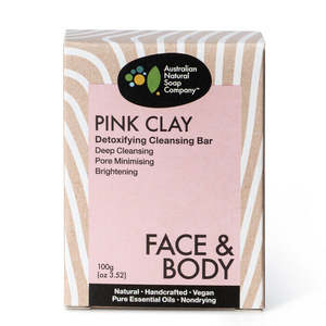 Detoxifying Cleansing Bar - Pink Clay