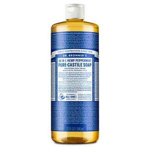 Dr Bronners: 18-In-1 Pure-Castile Magic Soap - Peppermint