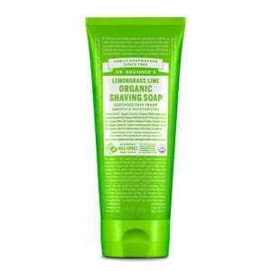Organic Shaving Soap - Lemongrass Lime
