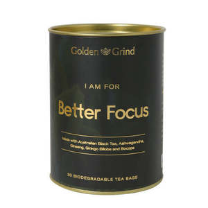 Golden Grind: Better Focus Tea