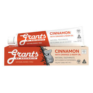 Grants: Cinnamon Natural Toothpaste - Fluoride Free