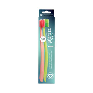 Grin: Pro Ultimate Gentle Care Toothbrush Duo - Ultra Soft
