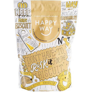 Happy Way: Pea Protein Powder - Caramel Biscuit