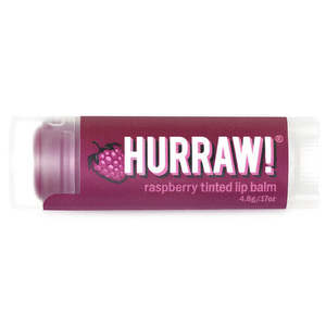 Hurraw Lip Balm: Organic Tinted Lip Balm - Raspberry