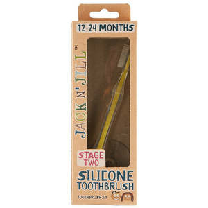 Jack N Jill: Baby Silicone Toothbrush - Stage 2