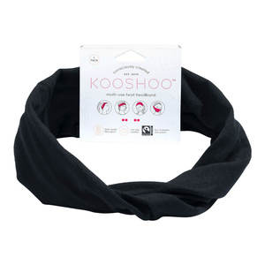 Organic Twist Headband - Jet Black