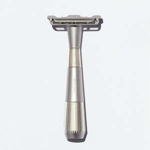 Leaf Shave: Twig Razor + Blades - Silver