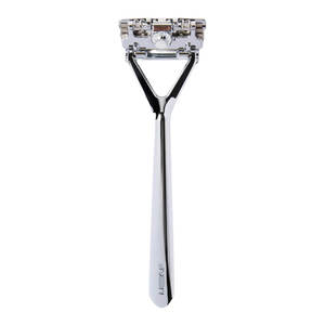 Leaf Shave: Leaf Razor + Blades - Chrome