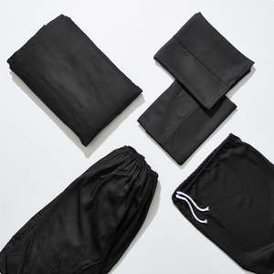 Life Basics By Nourished Life: Eco Bamboo Sheet & Pillow Set - Charcoal