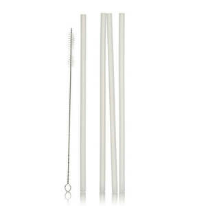Life Basics By Nourished Life: Silicone Straws - Transparent