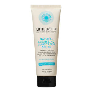 Little Urchin: Natural Clear Zinc Sunscreen SPF 30