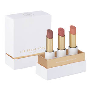 Luk Beautifood: Lip Nourish Trio - Perfect Nudes