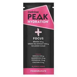 Melrose: Peak Hydration + Focus Pomegranate