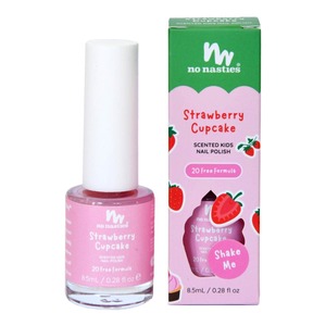 No Nasties: Kids Scented Nail Polish - Strawberry Cupcake