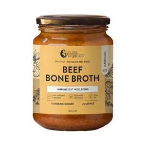 Nutra Organics: Beef Bone Broth Concentrate - Turmeric Ginger
