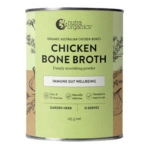Nutra Organics: Chicken Bone Broth - Garden Herb