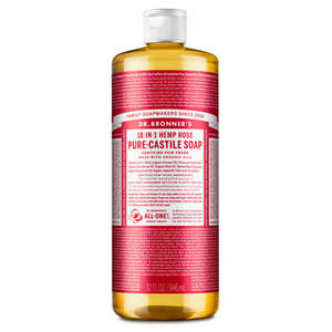 18-In-1 Pure-Castile Magic Soap - Rose