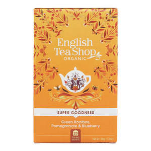 English Tea: Green Rooibos, Pomegranate & Blueberry Tea