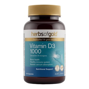 Herbs Of Gold: Vitamin D3 1000 - 240 Capsules
