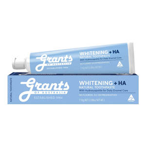 Whitening +HA Natural Toothpaste - Fluoride Free